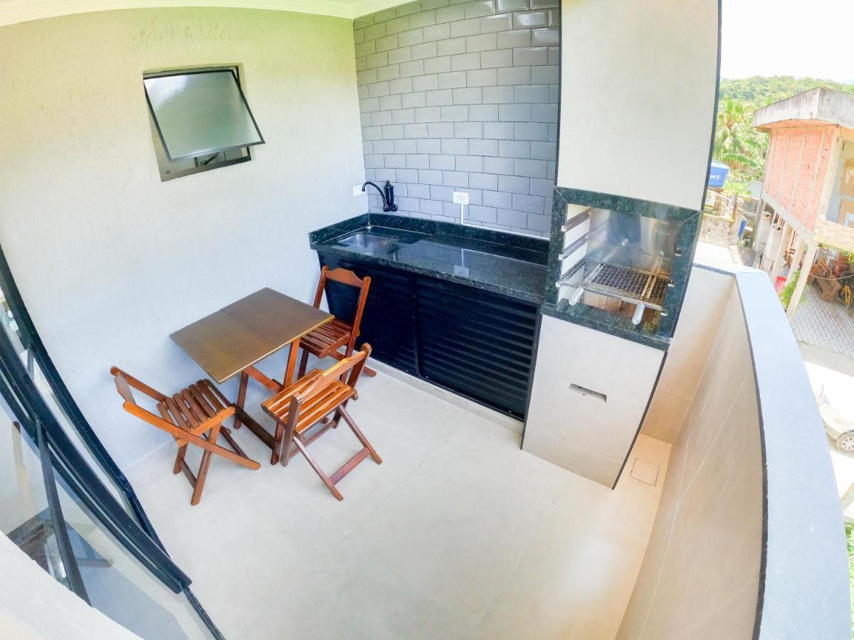 Sacada Gourmet, Piscina E Ar Condicionado Appartement Ubatuba Buitenkant foto